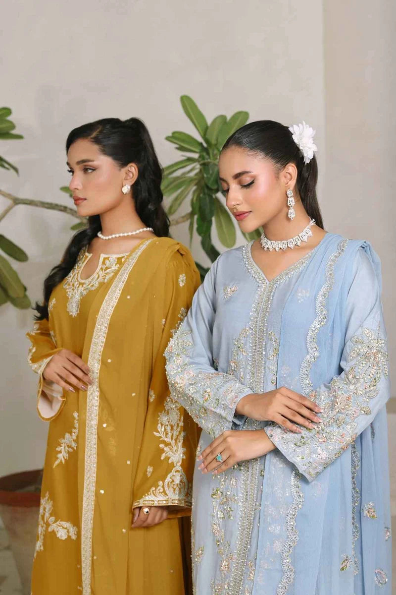 Mahrani Royal Crystal Aura | 3piece embellished ready to wear women luxury pret