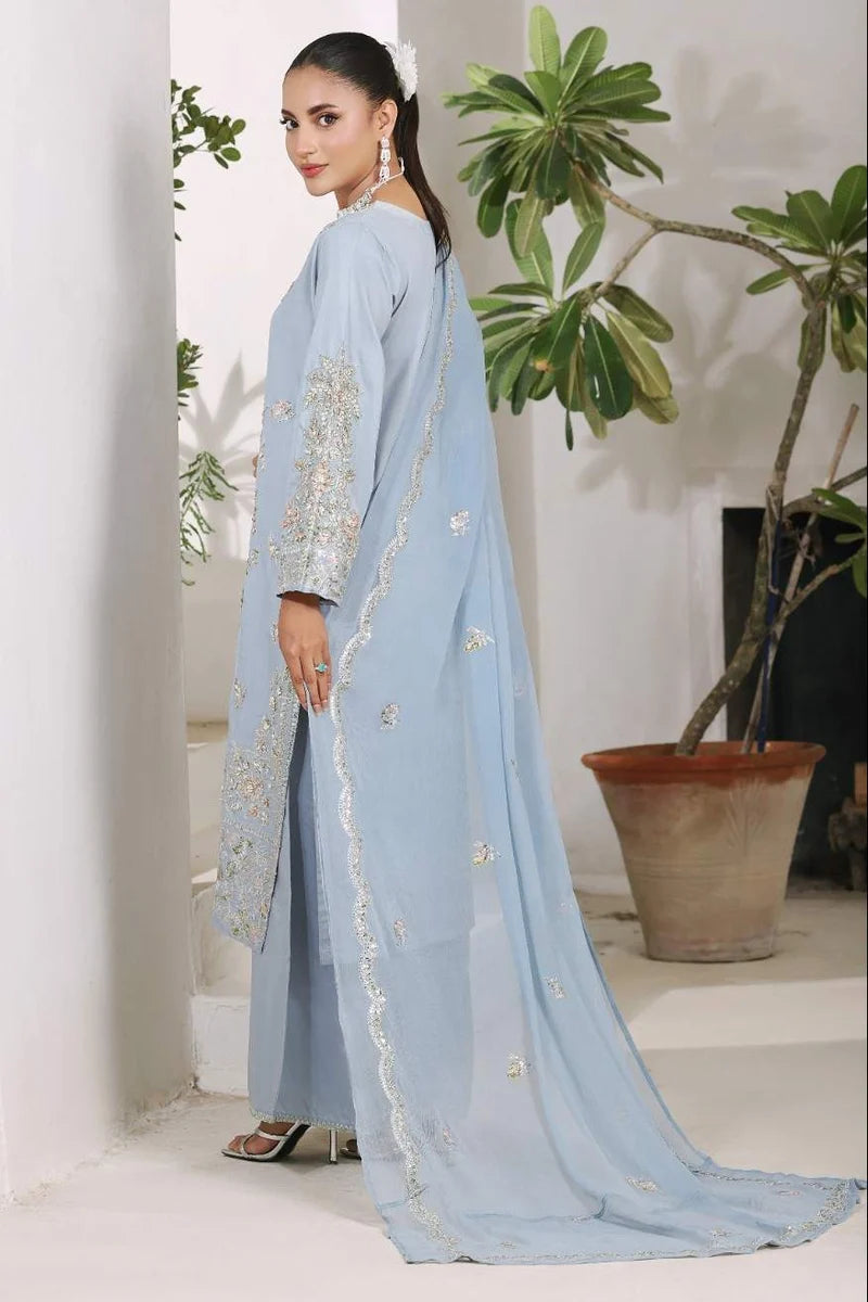 Mahrani Royal Crystal Aura | 3piece embellished ready to wear women luxury pret