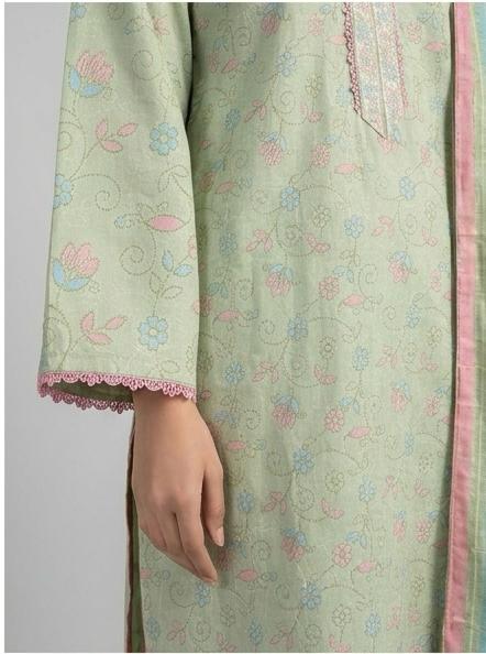 Bin Saeed Pastel Green Printed 3-Piece Lawn Collection
